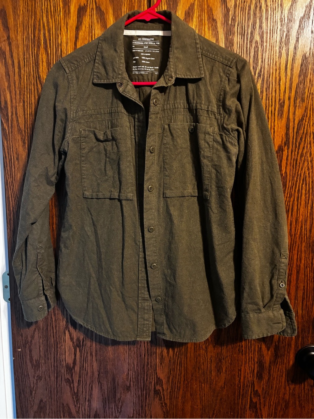 REI Wallace Flannel in Olive